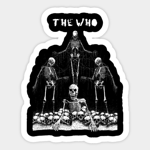 Skull Thewho Controller Sticker by Pantat Kering